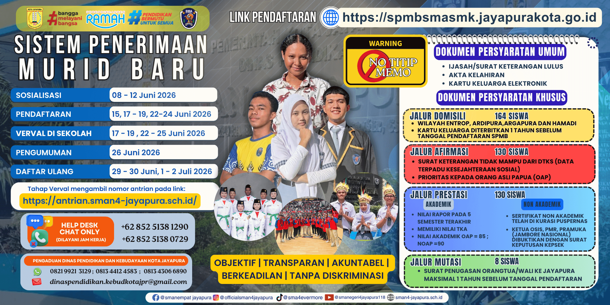 Banner SPMB 2026 - FIX