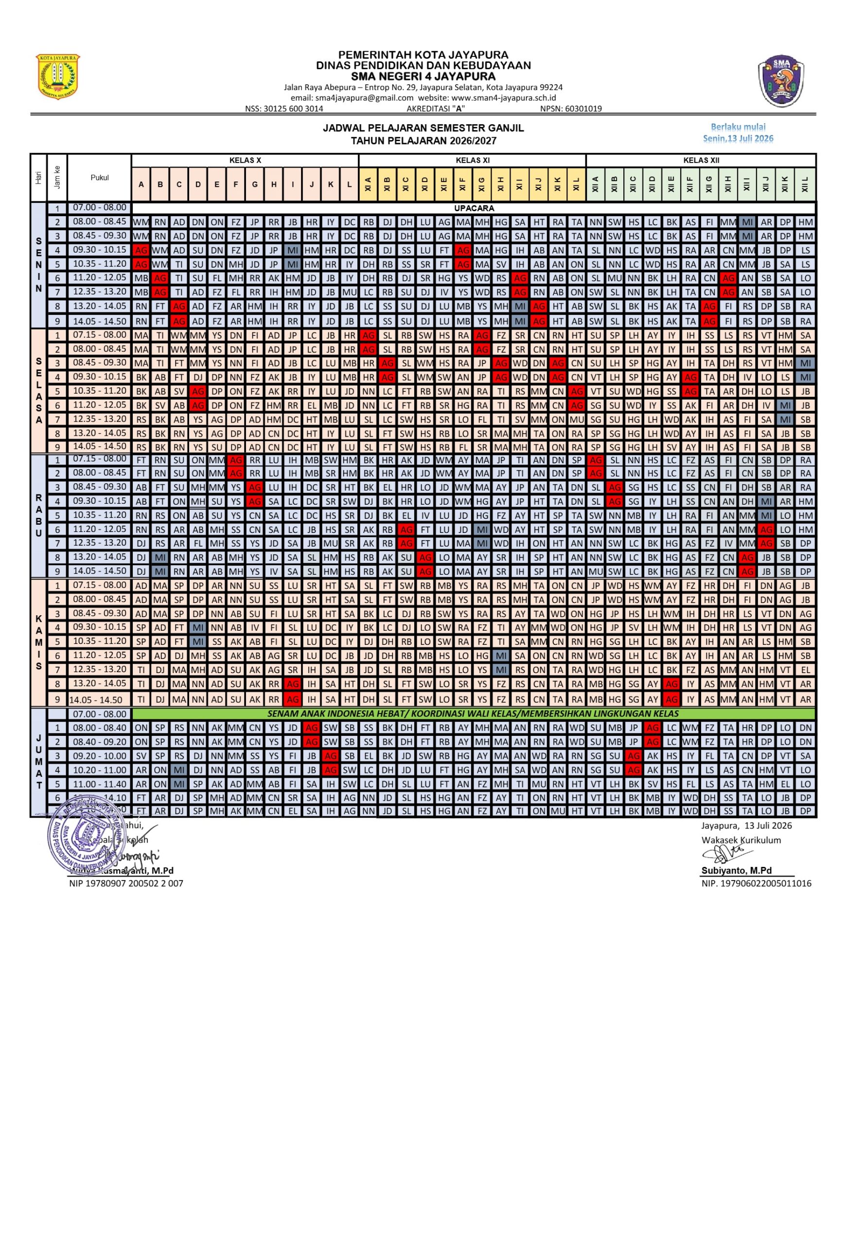 JADWAL PELAJARAN 2026-2027 - GANJIL-page-1